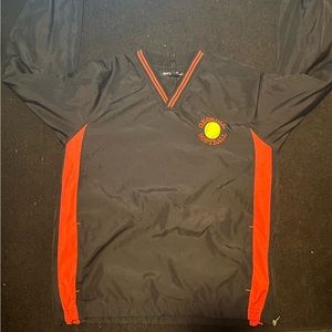 Black & Red Georgia Softball Windbreaker